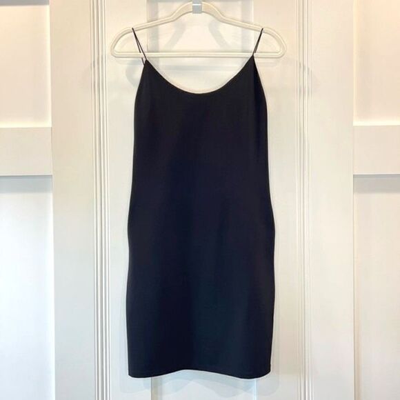 Alice + Olivia Women’s 10 Black Nelle Fitted Mini Sleeveless Dress Stretch - Picture 2 of 15
